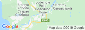 Lodeynoye Pole map